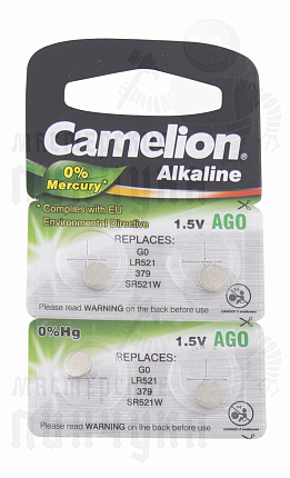 Батарейка Camelion G 0  BL-10 часовая (379 /SR521)  (10 / 100 / 3600)