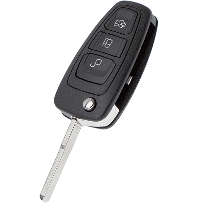 Корпус выкидного ключа FO-24 HU101 HF65 3 кнопки 2 КНР FORD