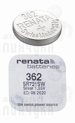 Батарейка часовая RENATA R362 SR721SW BL1 (1/10/100)