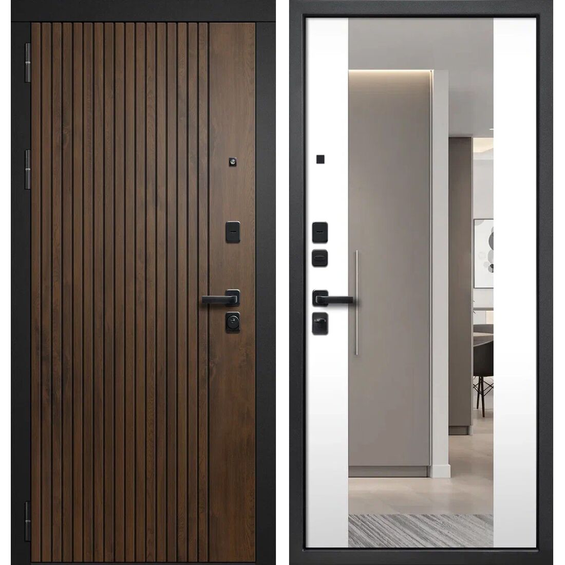 Входная дверь Форест Зеркало FlyDoors
