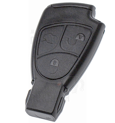 Корпус ключа HU116 3 кнопки 2 MERCEDES // КНР
