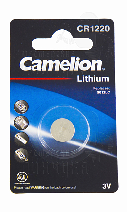 Батарейка Camelion CR1220 BL-1 (10 / 1800)