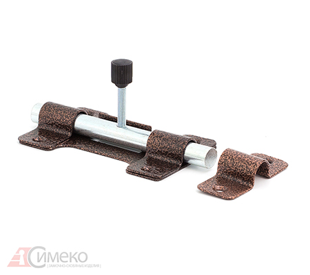 Засов ЗЩ 016 (задвижка накладная с круглым засовом) (50) Боровичи