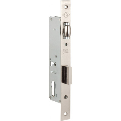 KALE 155 20mm W/B никель б/о б/накл. б/мех.секр. Замок врезной б/руч (30)