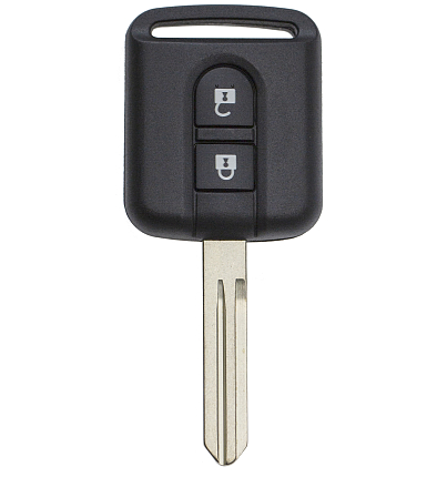 Корпус ключа DAT-15 NSN14 NS11 2 кнопки без упора КНР  NISSAN