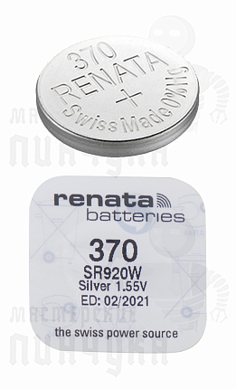 Батарейка часовая RENATA R370 SR920W BL1 (1/10/100)