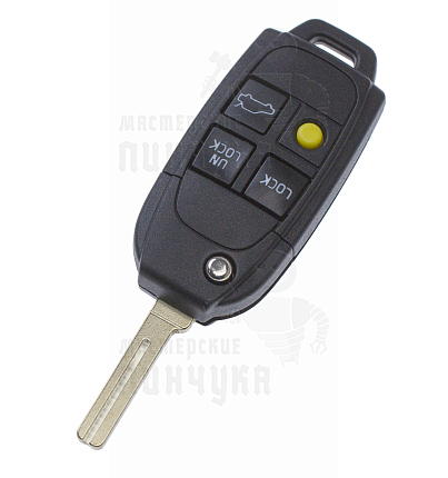 Корпус выкидного ключа NE40 NE66 NE70P70 4 кнопки  КНР  VOLVO