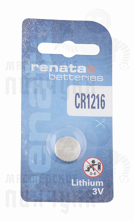 Батарейка часовая RENATA CR1216 BL1 (1/10/300)