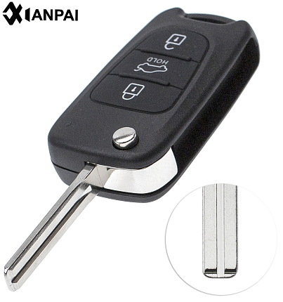 Корпус выкидного ключа TOY49 3 кнопки 3 КНР HYUNDAI v1