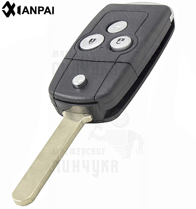 Корпус выкидного ключа HOND-31 HON66 HD58 3 кнопки HONDA КНР v1