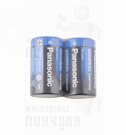 Батарейка Panasonic R20  General Purpose (2/24/288)