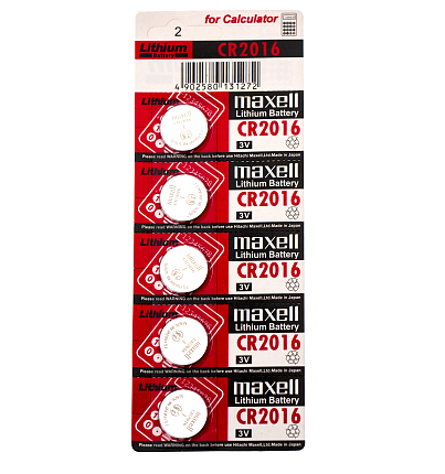 Батарейка MAXELL CR2016 3V (5/100/500)