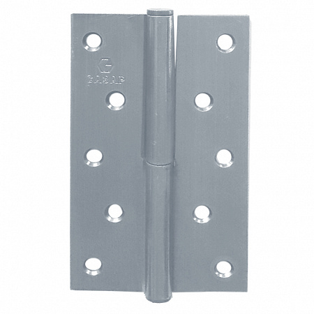 Петля 125*75*2,5 CP (хром) левая "САЗАР", минимальная упаковка (2шт)