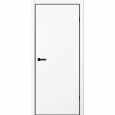 Межкомнатная дверь Fusion FN31, кромка ABS черная с 4х сторон, магнитный замок, FlyDoors