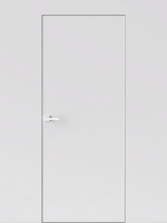 Дверь INVISIBLE внутреннего открывания кромка черная Axeldoors