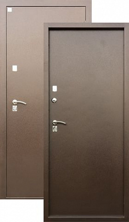 Термодверь входная Алмаз Яшма Термо, 2 замка, 1,8 мм металл, (медь антик+медь антик)