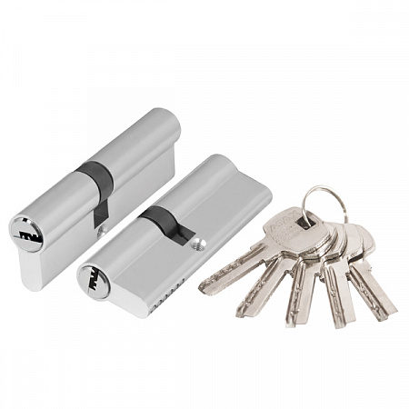 Цилиндровый Ajax (Аякс) механизм (AX200/90) AX2000Key90 (40+10+40) CP хром