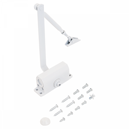 NOTEDO Доводчик дверной DC-030 WHITE до 35 кг белый (10)